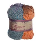 Fucsia, naranjo, café, turquesa